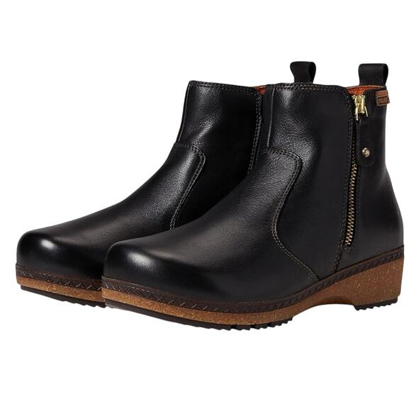 PIKOLINOS Womens Granada W0W-8988 Bootie EU 41 US 10-10.5 Black Leather NIB - Picture 1 of 14